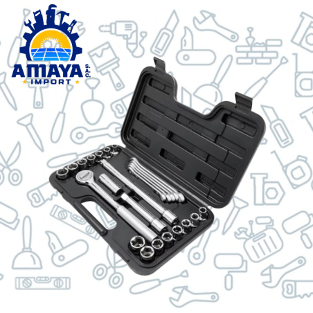 JUEGO DE DADOS 25 PZAS STANLEY  86-736