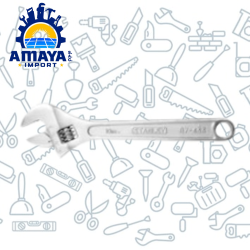 LLAVE AJUSTABLE CROMADA 12" 305MM STANLEY  87-434