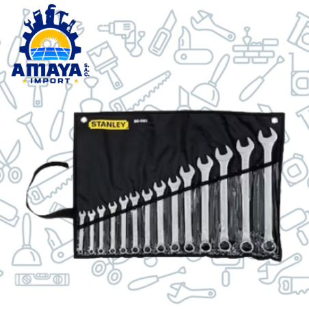 JUEGO DE LLAVES MIXTAS (7mm - 24mm) 14PCS STANLEY  86-081