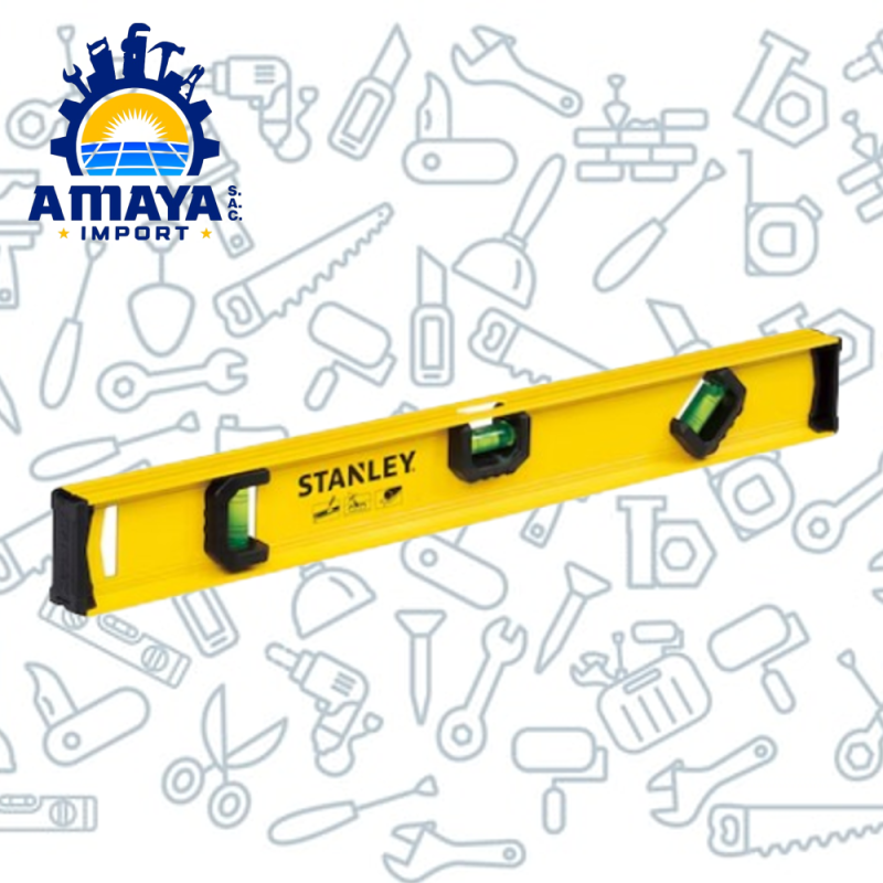 NIVEL DE ALUMINIO 18" 457mm STANLEY 42-073