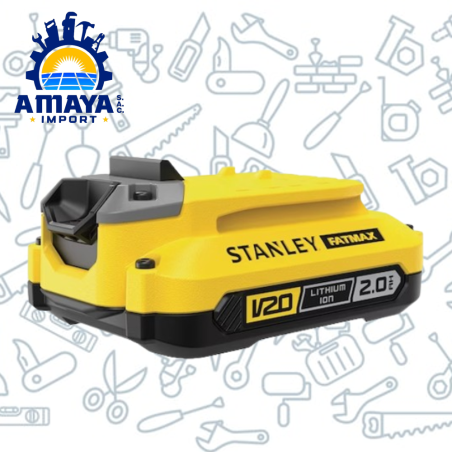 BATERIA ION DE LITIO 20V 2.0AH FATMAX STANLEY SB202-B2