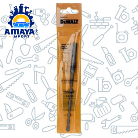 BROCA SDS PLUS 6.5X110MM (1/4" X 4" X 6") DEWALT DW00704