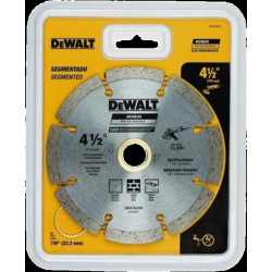 DISCO DIAMANTADO SEGMENTADO 4 1/2" x 7/8" DEWALT DW47452