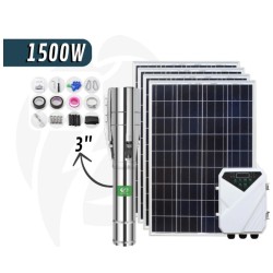 BOMBA SOLAR  1500W 3" 2HP DIFFUL  4/6DSC30m3/h-31m-200V-1500w