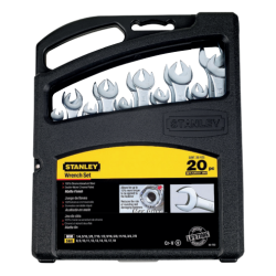 JGO LLAVE MIXTA 8-18MM 1/4" - 7/8" 20PZ STANLEY 85-783